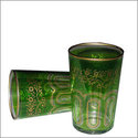 Bahia Moroccan Tea Glasses - Green