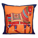 Khayl embroidered pillow